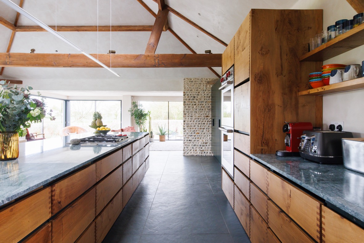 character Sussex oak bespoke kitchen
